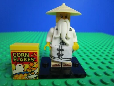genuine LEGO THE NINJAGO MOVIE series SENSEI WU minifigure SET 71019 - Image 1 of 3