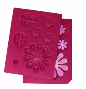 Heartfelt Creations Tool 3D Zinnia Shaping Mold - Large Flowers Leaves Gerbera - Imagen 1 de 8