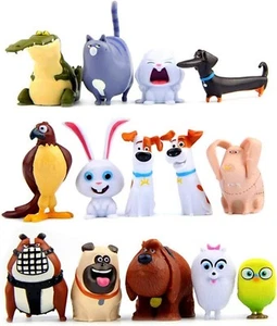 14 Stück Cartoon Welpen Haustiere Anime Spielzeug Figuren Mini Tier Figur Spielzeug für Kinder - Bild 1 von 4