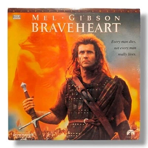 Braveheart (1995 Laserdisc) Widescreen Edition Pioneer Mel Gibson - Picture 1 of 4