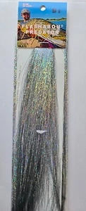 Flashabou Predator  20" long , 1/69" wide   # 91  Holo. Silver - Picture 1 of 3
