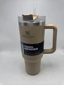 Stanley The Big Grip Travel Quencher 40oz Tumbler Cup New With Tags "Driftwood" - Picture 1 of 16
