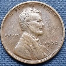 1922 D Wheat Cent Lincoln Penny 1c Better Grade XF #67410