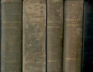 Philip M Hamer, editor, Tennessee: A History 1973-1932 Set of Four Published 193 - Picture 1 of 3