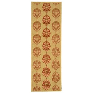 Natural/Red St.Martin Indoor/Outdoor Rug 2' 3 x 12' Runner - Picture 1 of 1