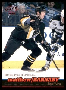 1999-00 Pacific Red Matthew Barnaby #333 Pittsburgh Penguins