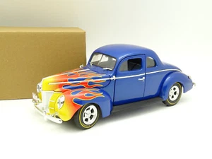 Ertl American Muscle Sb 1/18 - Ford Coupé 1940 Street Rod Blu - Foto 1 di 2