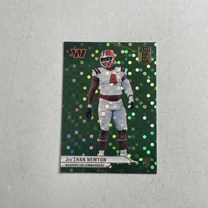 2024 Panini Donruss Elite Football Green Disco #190 Jer'zhan Newton RC Rookie - Picture 1 of 2