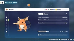 🌟6 IVs Shiny Alpha Battle Ready Raichu | Leyendas Pokémon: Z-A🌟 - Imagen 1 de 4