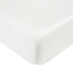 400 Thread Count 100% Egyptian Cotton Deep Bed sheet Fitted Sheet 30cm/12" White - Picture 1 of 8