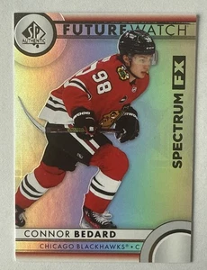 CONNOR BEDARD 2023-24 SP Authentic Spectrum FX FUTURE WATCH Rookie SP #S91 RC UD - Picture 1 of 2
