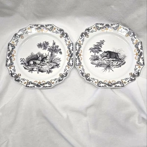 Mottahedeh Metropolitan Museum of Art Du Paquier Set of 4 Plates - Picture 1 of 13