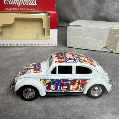 1998 Campbell’s Soup 1952 VW Beetle Die-Cast Car Pop Art Design Lledo England - Image 1 of 4