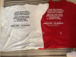 England V Slovakia T Shirts. From Wembley Stadium. - Picture 1 of 3