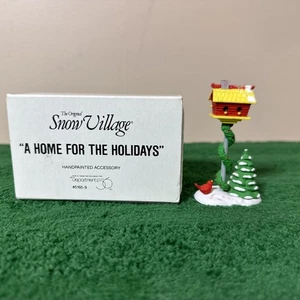 Dept 56 Snow Village "A Home For The Holidays" Bird House 5165-9 Retired Damaged - Picture 1 of 4