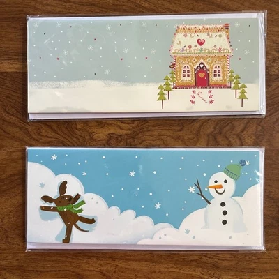 Up With Paper Panoramics Christmas Holiday Greeting Card Candy Houses Howl-idays - Image 1 of 4