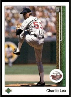 1989 Upper Deck #81 Charlie Lea - Image 1 of 2