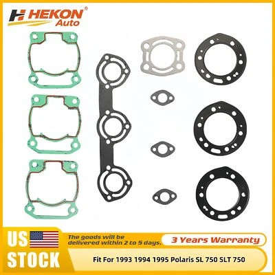 Kit de junta de culata de extremo superior apto para 1993 1994 1995 Polaris SL 750 SLT 750 Foto 1 de 4