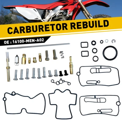 Kit de reparación de reconstrucción de carburador para Honda CRF450R 2002-2008 2003 2004 2005 Foto 1 de 4