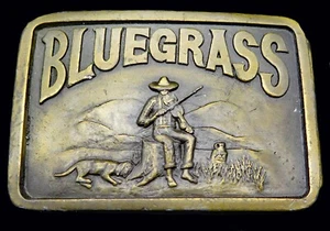 Bluegrass Music Indiana Metal Craft Vintage Belt Buckle - Picture 1 of 4