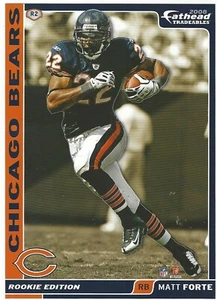 MATT FORTE FATHEAD TRADEABLES TULANE GREEN WAVE CHICAGO BEARS STICKER 2008 #R2 - Picture 1 of 4