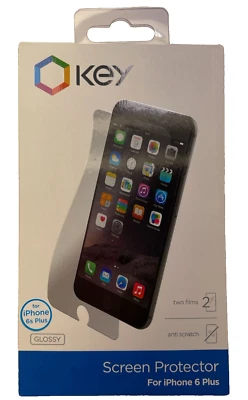 Key Ultra Clear Glossy Screen Guard Protector for Apple iPhone 6 Plus/6S Plus - Image 1 of 3