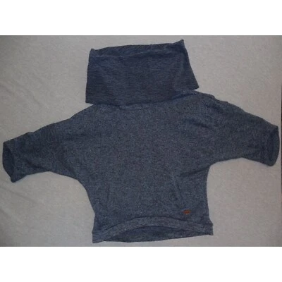 Roxy Slouch Turtleneck Sweater Women Sz XS Petite Blue - Image 1 of 4