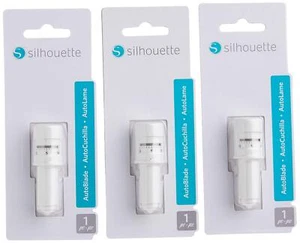 Silhouette Cameo 3 Auto Blades 3 Pack Adjustable Depth Up to 2mm - Picture 1 of 5