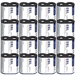 EBL CR-P2 6-Volt Lithium Batteries CRP2 DL223A EL223A Photo Power 6V Battery lot - Picture 1 of 19