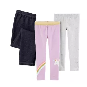 Toddler Girls' 3 Pack Leggings Set 3T,4T - Picture 1 of 10