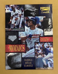 1996 Pinnacle Zenith Mozaics Baerga Belle Ramirez  #18