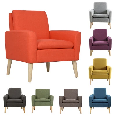 Sillón moderno con acento de sofá sillas de salón moda simplicidad 8 colores Foto 1 de 4