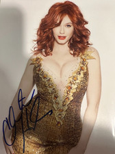 Christina Hendricks autograph signed 8x10 photo Mad Men + Good Girls + Toy Story