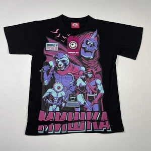 Mishka Shirt Men’s Small Black Disciples Of Death Short Sleeve Graphic Tee NEW - Picture 1 of 10
