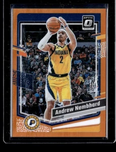 2023-24 Donruss Optic Andrew Nembhard /199 Orange Holo Pacers  - Picture 1 of 2