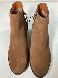 NEW! Kensie Women's Gazelle Suede Ankle Boots - Brown - Picture 1 of 3