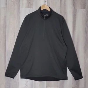 Maglione Under Armour Uomo XL Coldgear Olive Quarter Zip Manica Lunga Outdoor NUOVO - Foto 1 di 7