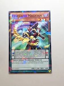 SP15-EN011 Timegazer Magician 1st edition NM Shatterfoil rare YuGiOh Card - Picture 1 of 1