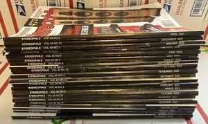 21 Hefte LOT - Stereophile Magazine Assorted 2021-2024 Audiophile - NICE COND. - Bild 1 von 7