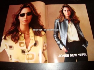 Revista vintage de 2 páginas de Jones New York anuncio impreso otoño 2000 ELSA BENITEZ - Imagen 1 de 1
