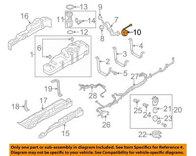 Componentes del sistema de combustible FORD OEM 08-16 F-250 Super Duty - Tapa de llenado 8C3Z9030C Foto 1 de 2