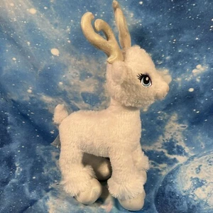 Build A Bear Reindeer Glisten, White Silver Sparkle 17" Plush Soft Toy - Picture 1 of 5