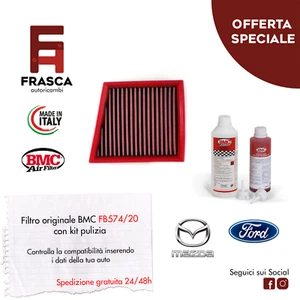 Filtro de aire deportivo BMC Ford KA 1.2 1.5 TdCi Tourneo Transit 1.5 kit de ... - Imagen 1 de 2