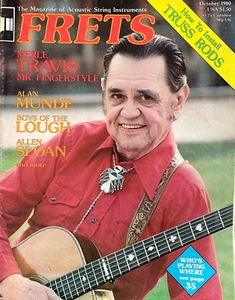 Frets Magazine October 1980 Merle Travis Alan Munde Boys Of The Lough & More! - Imagen 1 de 1