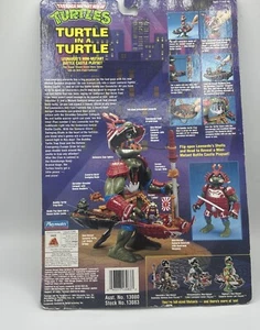 Leonardo's Mini Mutant Battle Castle Vintage TMNT In A Turtle Playset Packaging - Picture 1 of 4