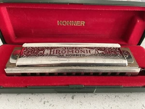 Hohner Super Chromonica 270 Harmonica Key Of C with CASE - Made in GERMANY - Picture 1 of 12