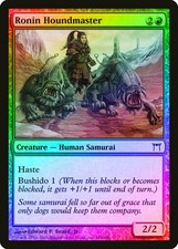 Ronin Houndmaster FOIL Champions of Kamigawa PLD Red Common MTG CARD ABUGames
