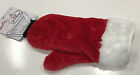Wembley Ice Scraper Christmas Plush Red Santa Glove / Mitten ~ Hostess Gift NEW