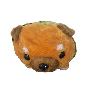 Amuse Mameshiba Dog Pup San Kyodai Plush Brown with Tongue 18" x 11" x 8" - Picture 1 of 8