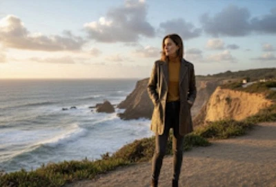 Isabella птица темно коричневый кожаная куртка женский размер XL - стрела натуральной кожи - Изображение 1 из 4